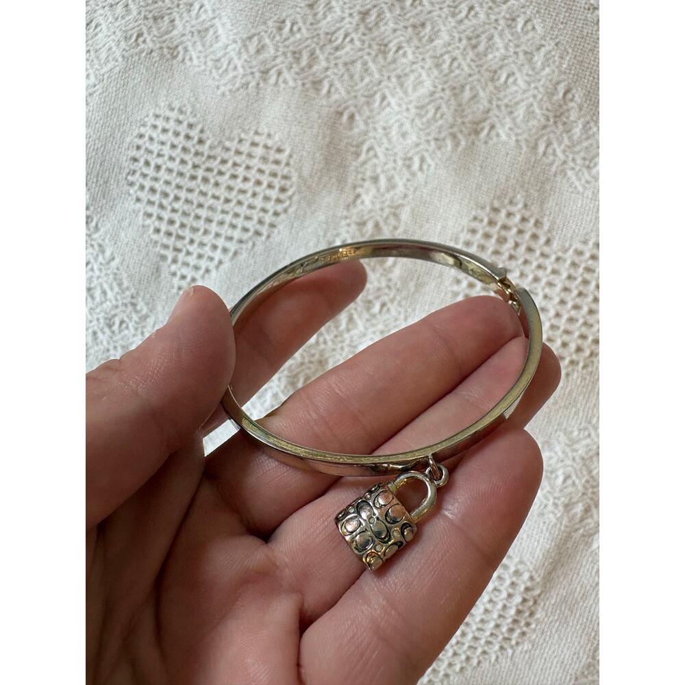 Vintage Coach snap close bracelet - Picture 7 of 9